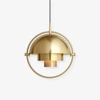 Lampada a sospensione geometrica con sfera regolabile Bauhaus moderna per cucina