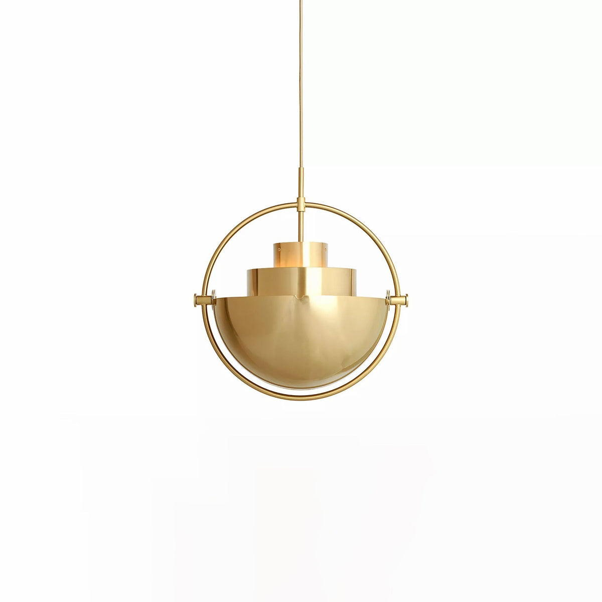 Lampada a sospensione geometrica con sfera regolabile Bauhaus moderna per cucina