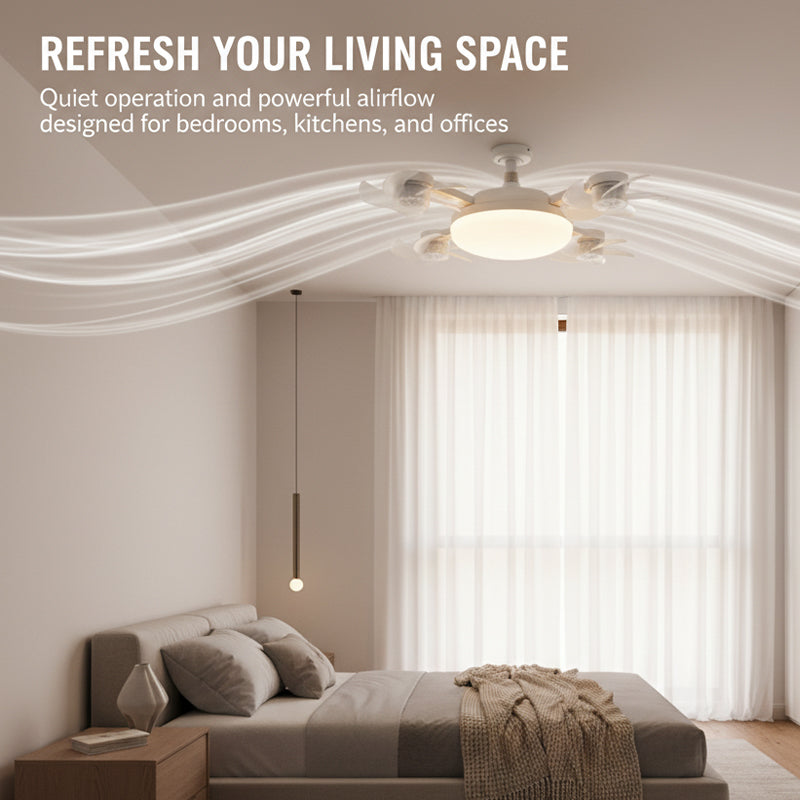Lampadina ventilatore da soffitto con telecomando