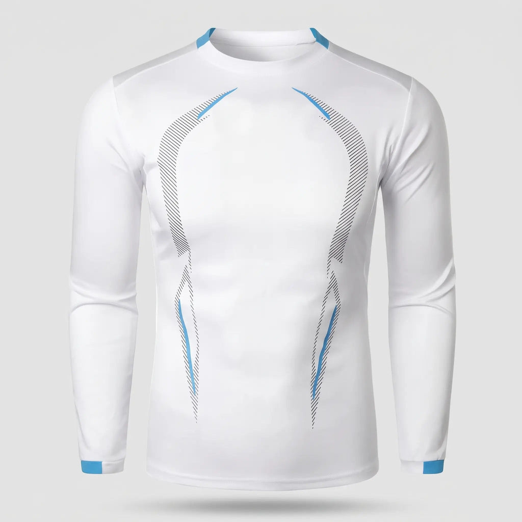 Maglia running a maniche lunghe da uomo - Base layer ad asciugatura rapida - T-shirt da trekking