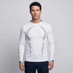 Maglia running a maniche lunghe da uomo - Base layer ad asciugatura rapida - T-shirt da trekking