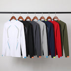 Maglia running a maniche lunghe da uomo - Base layer ad asciugatura rapida - T-shirt da trekking