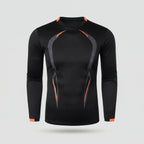 Maglia running a maniche lunghe da uomo - Base layer ad asciugatura rapida - T-shirt da trekking