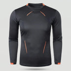 Maglia running a maniche lunghe da uomo - Base layer ad asciugatura rapida - T-shirt da trekking