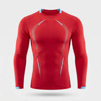 Maglia running a maniche lunghe da uomo - Base layer ad asciugatura rapida - T-shirt da trekking