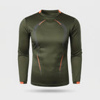 Maglia running a maniche lunghe da uomo - Base layer ad asciugatura rapida - T-shirt da trekking