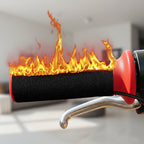 Manopole riscaldate per manubrio — alimentazione USB, controllo temperatura