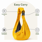 Marsupio ergonomico a tracolla per animali domestici (fino a 6,5 kg)