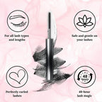 Mascara waterproof | Volume istantaneo | Scovolino di precisione senza grumi | IronEye