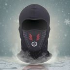 Maschera facciale invernale calda — copertura termica antivento