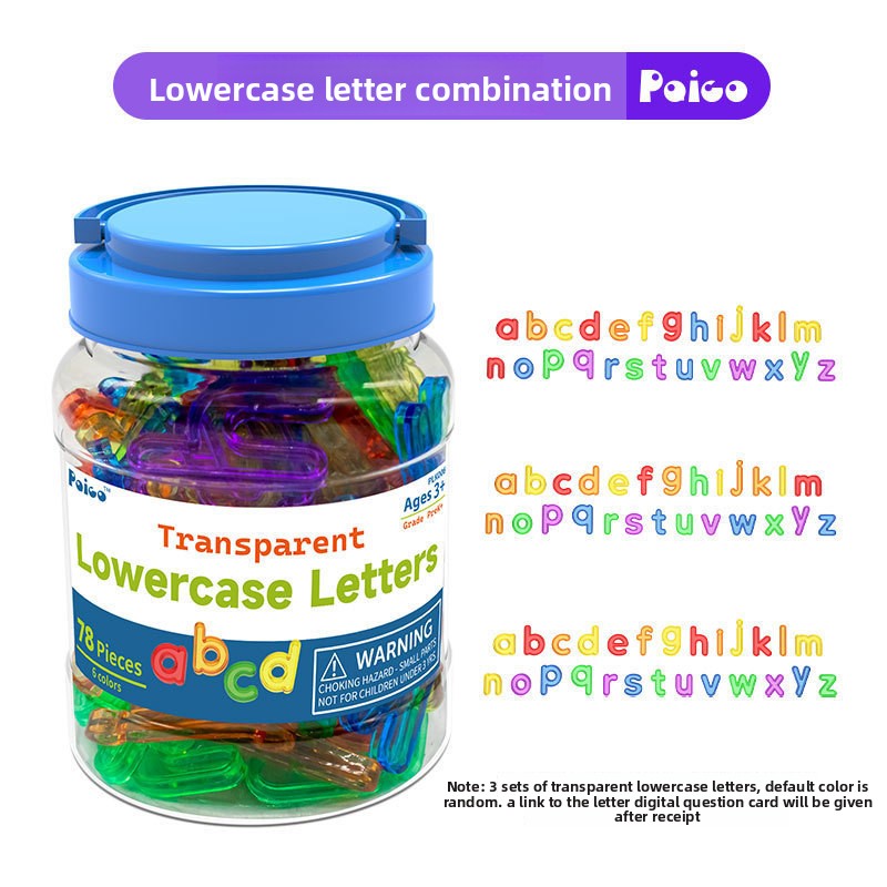 Materiali per contare, set di lettere e vaschette per attività