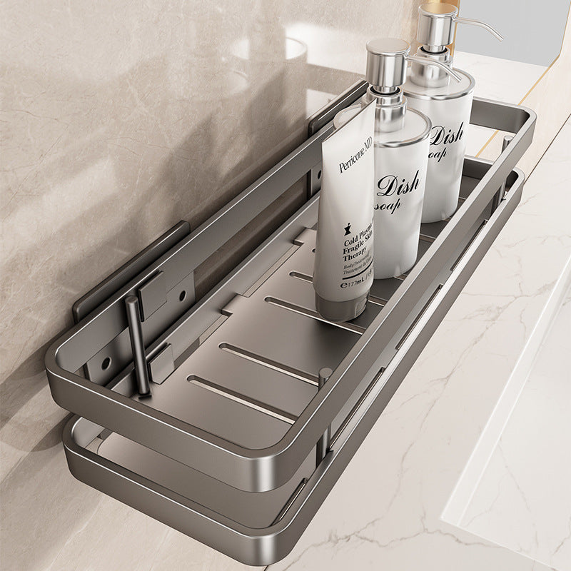 Mensola da bagno in acciaio inox senza forare