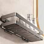 Mensola da bagno in acciaio inox senza forare