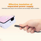 Mini termoventilatore ceramico portatile con riscaldamento PTC a risparmio energetico per casa e ufficio