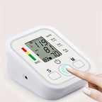 Misuratore di pressione digitale automatico per uso domestico – Display LCD grande, precisione a un tocco e memoria dual