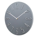 Orologio da parete | Quadrante rotondo piatto | Gancio di montaggio posteriore