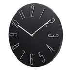 Orologio da parete | Quadrante rotondo piatto | Gancio di montaggio posteriore