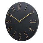 Orologio da parete | Quadrante rotondo piatto | Gancio di montaggio posteriore