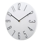 Orologio da parete | Quadrante rotondo piatto | Gancio di montaggio posteriore