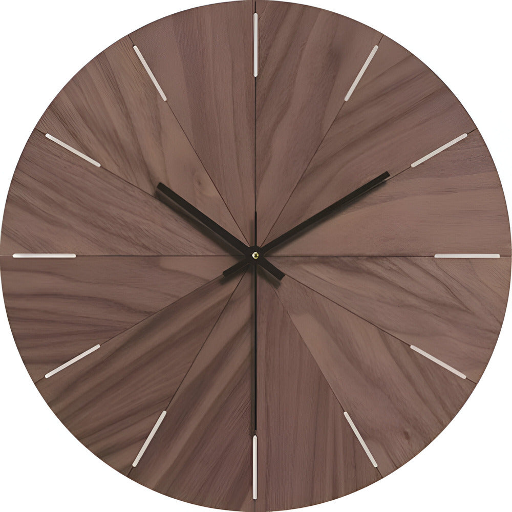 Orologio da parete silenzioso moderno in legno massello – design minimalista Woodline