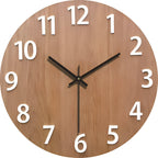 Orologio da parete silenzioso moderno in legno massello – design minimalista Woodline