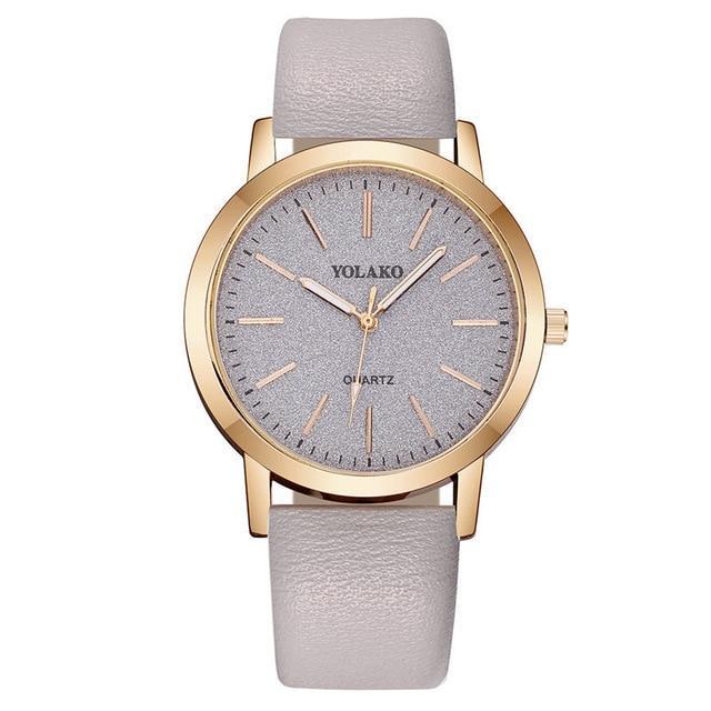 Orologio da polso donna al quarzo analogico con cinturino in similpelle
