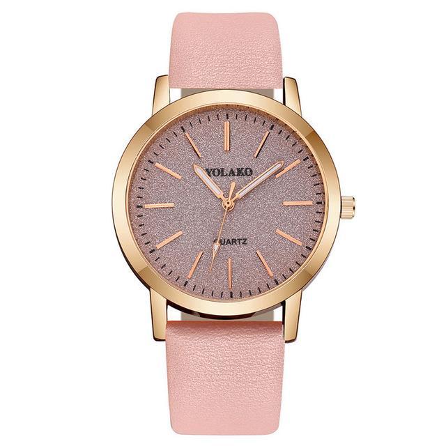Orologio da polso donna al quarzo analogico con cinturino in similpelle