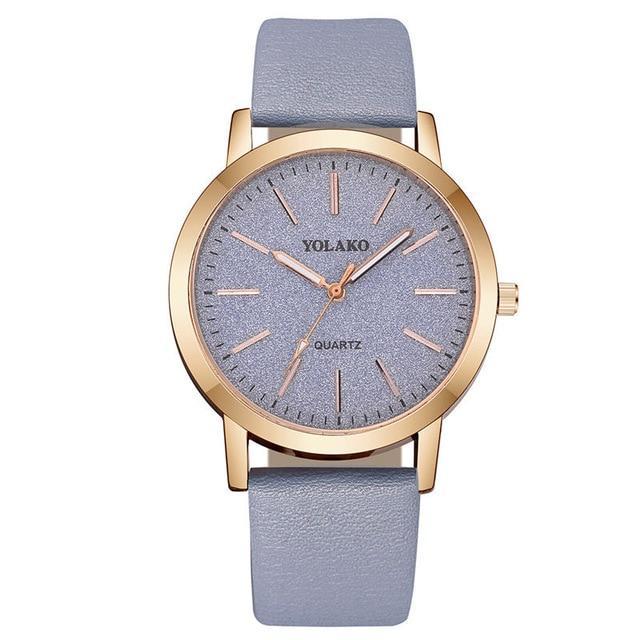 Orologio da polso donna al quarzo analogico con cinturino in similpelle
