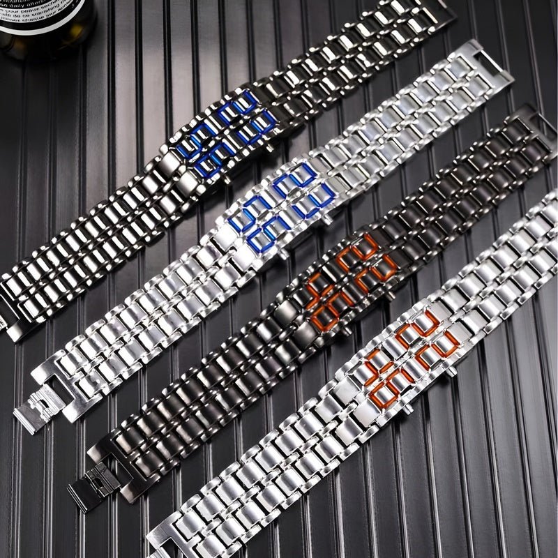 Orologio Lava - Orologio da polso LED unico dal design audace