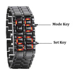 Orologio Lava - Orologio da polso LED unico dal design audace