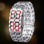 Orologio Lava - Orologio da polso LED unico dal design audace