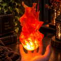 Palla di fuoco fluttuante per cosplay