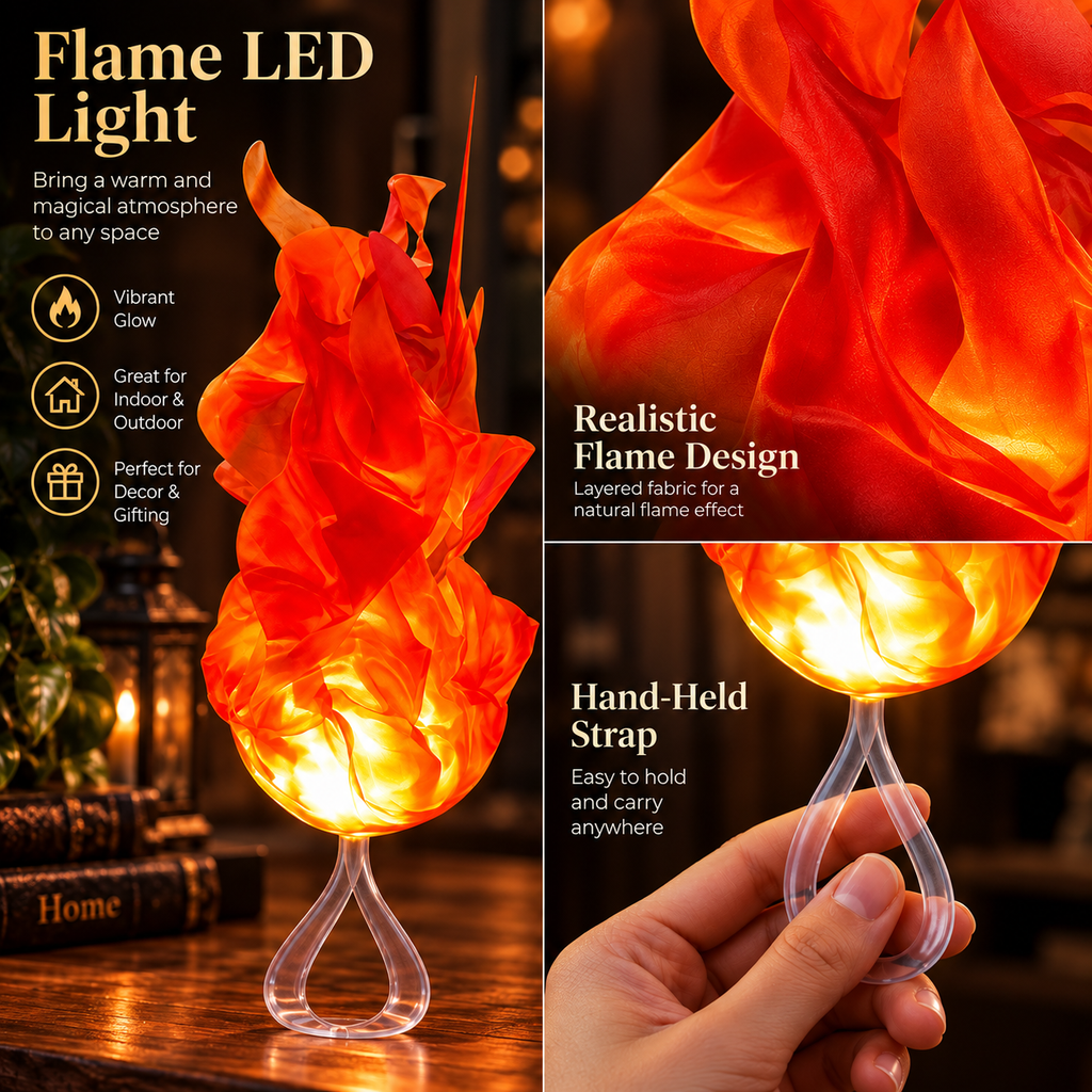 Palla di fuoco fluttuante per cosplay