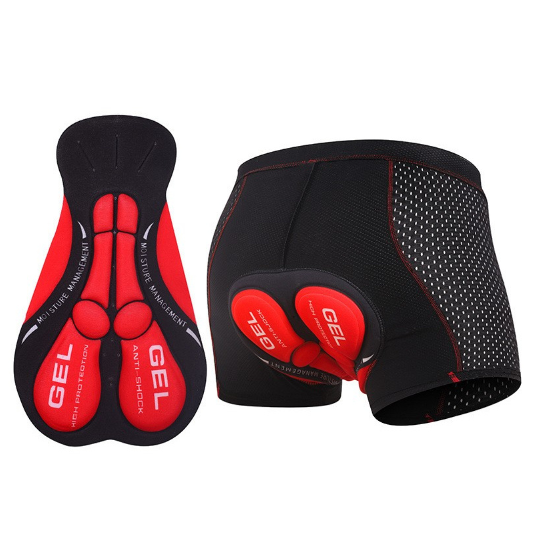 Pantaloncini da ciclismo per donna e uomo con imbottitura in gel Veloride