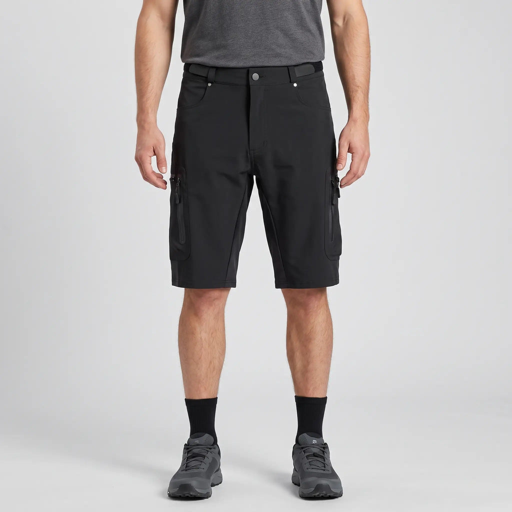 Pantaloncini MTB da uomo con tasche cargo con zip
