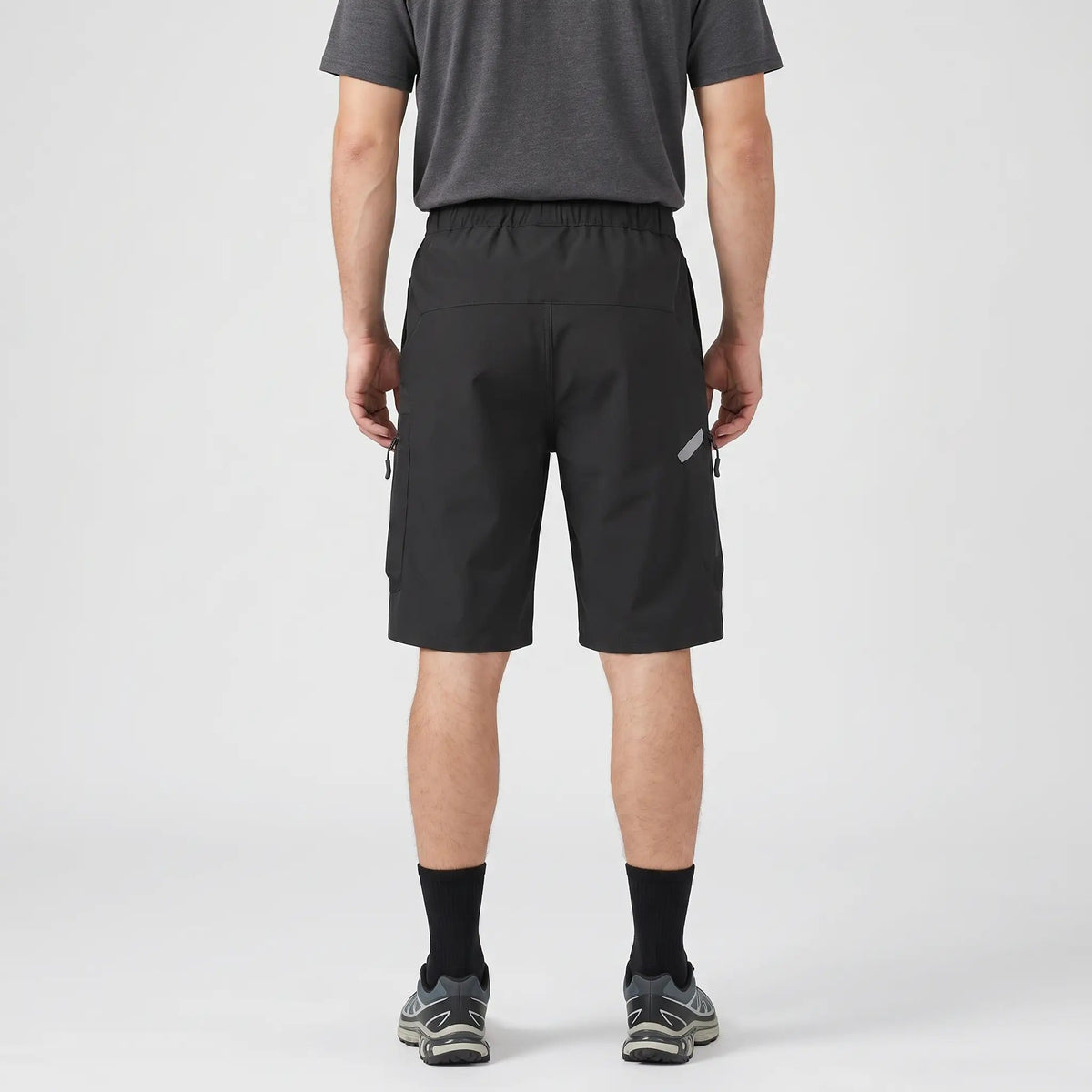 Pantaloncini MTB da uomo con tasche cargo con zip