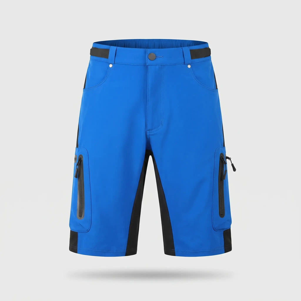 Pantaloncini MTB da uomo con tasche cargo con zip