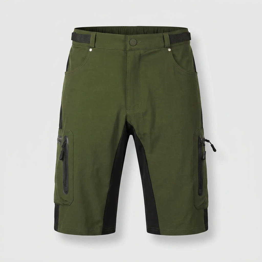 Pantaloncini MTB da uomo con tasche cargo con zip