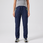 Pantaloni cargo da donna con elastico in vita
