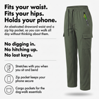 Pantaloni cargo da donna con elastico in vita