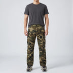 Pantaloni cargo mimetici da uomo - Pantaloni combat - 8 tasche vestibilità comoda