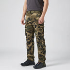 Pantaloni cargo mimetici da uomo - Pantaloni combat - 8 tasche vestibilità comoda