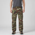 Pantaloni cargo mimetici da uomo - Pantaloni combat - 8 tasche vestibilità comoda
