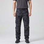 Pantaloni cargo mimetici da uomo - Pantaloni combat - 8 tasche vestibilità comoda