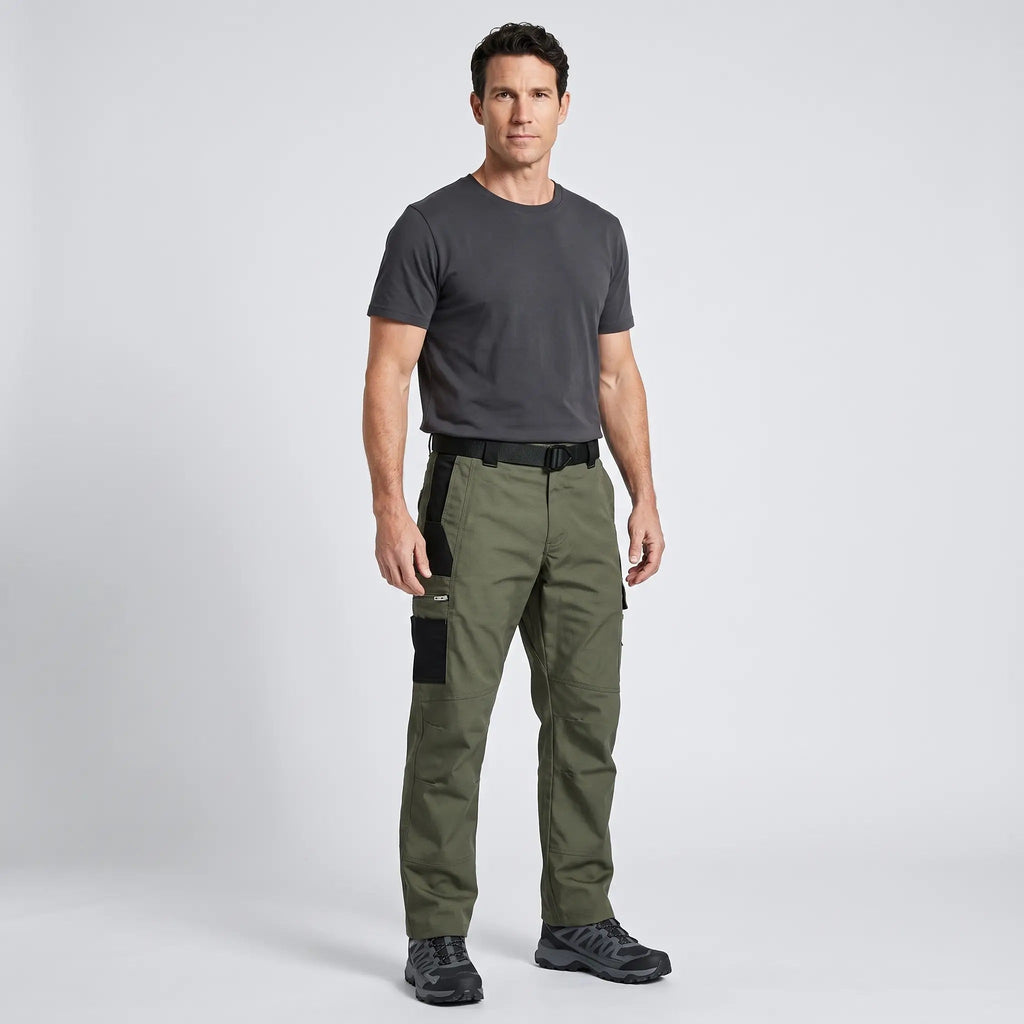 Pantaloni da lavoro da uomo - Pantaloni cargo ripstop - Pantaloni combat