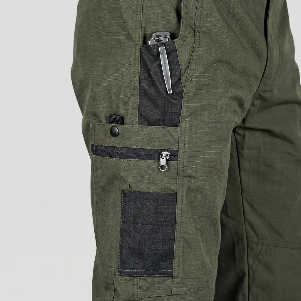 Pantaloni da lavoro da uomo - Pantaloni cargo ripstop - Pantaloni combat