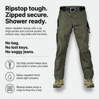 Pantaloni da lavoro da uomo - Pantaloni cargo ripstop - Pantaloni combat