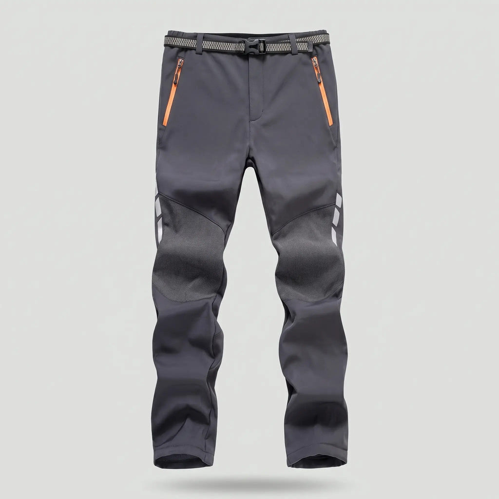 Pantaloni da trekking da uomo foderati in pile e idrorepellenti