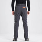 Pantaloni da trekking da uomo foderati in pile e idrorepellenti