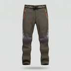 Pantaloni da trekking da uomo foderati in pile e idrorepellenti